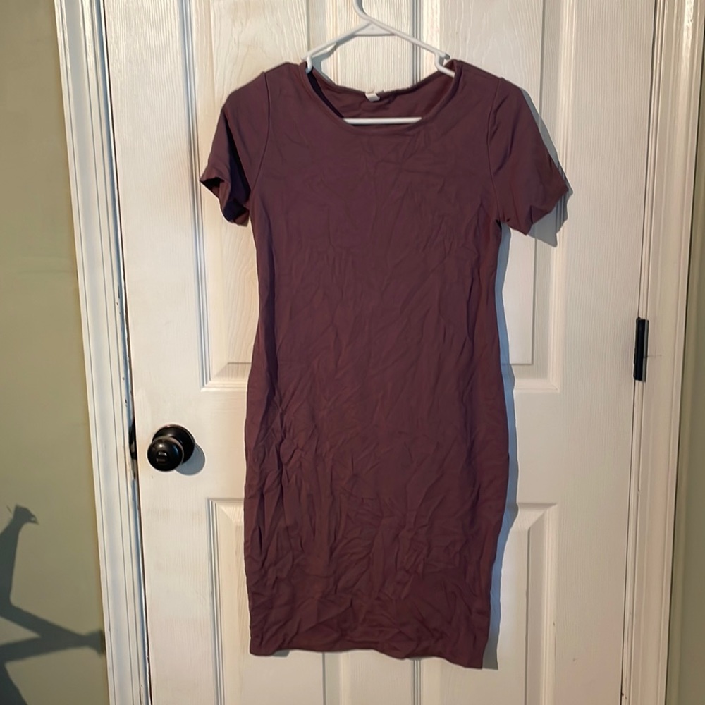 Mauve PinkBlush Maternity Dress